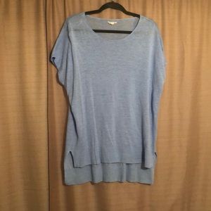 Eileen Fisher cap sleeved linen tee